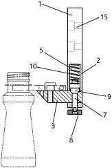 一種瓶夾快速更換裝置 一種瓶夾快速更換裝置